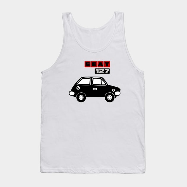 Retro Car Tank Top by soniapascual